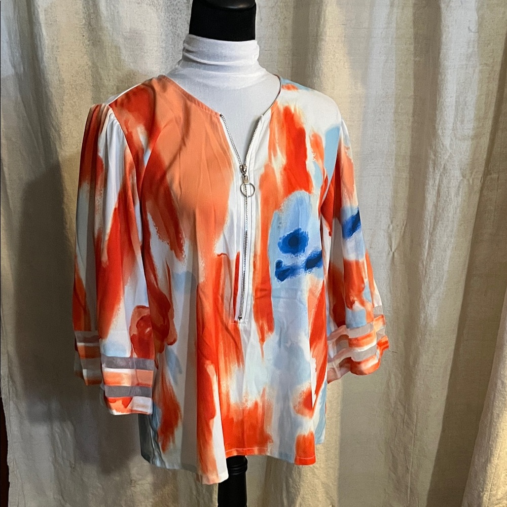 Colorful Abstract Women's Blouse
